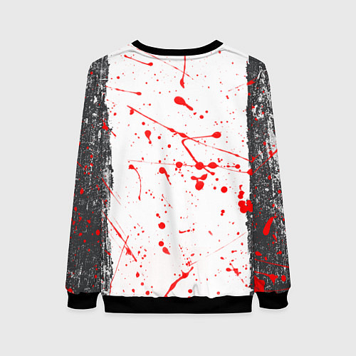 Женский свитшот Metal gear rising blood / 3D-Черный – фото 2