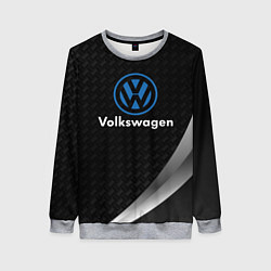 Свитшот женский Volkswagen абстракция, цвет: 3D-меланж