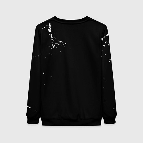 Женский свитшот Самурай лого / 3D-Черный – фото 2