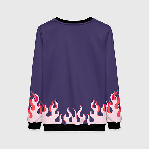 Женский свитшот Позитивная овечка - Cult of the lamb / 3D-Черный – фото 2