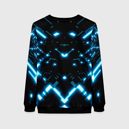 Женский свитшот Сузуки - абстракция / 3D-Черный – фото 2