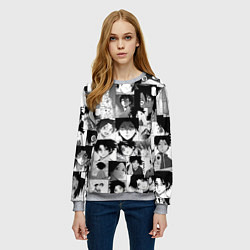 Свитшот женский Урума Сюн, цвет: 3D-меланж — фото 2