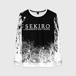 Свитшот женский Sekiro арт, цвет: 3D-белый