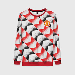 Свитшот женский Manchester United - Pre Match Top 202223, цвет: 3D-красный