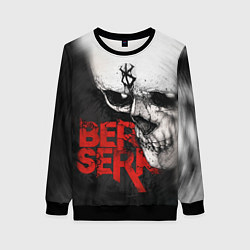 Свитшот женский Berserk - Череп с клеймом жертвы, цвет: 3D-черный