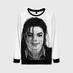 Свитшот женский Майкл Джексон Фото, цвет: 3D-черный