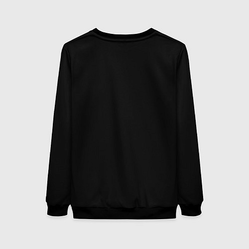 Женский свитшот Портрет Круга / 3D-Черный – фото 2