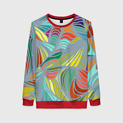 Свитшот женский Solar glare, цвет: 3D-красный