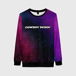 Женский свитшот Cowboy Bebop gradient space