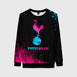 Свитшот женский Tottenham - neon gradient, цвет: 3D-черный