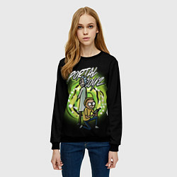 Свитшот женский Portal Boyz RM, цвет: 3D-черный — фото 2