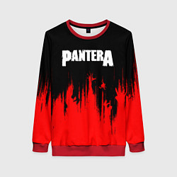 Свитшот женский Pantera руки, цвет: 3D-красный