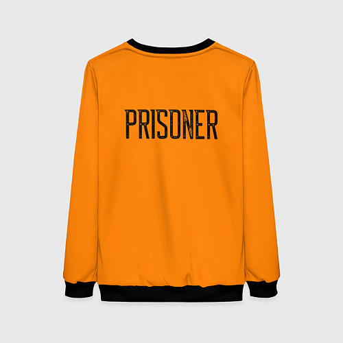 Женский свитшот Prisoner Orange / 3D-Черный – фото 2