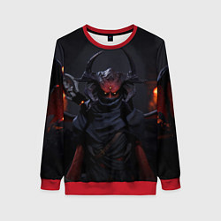 Свитшот женский Metall hellsinger art, цвет: 3D-красный