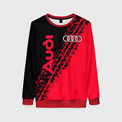 Свитшот женский Audi, цвет: 3D-красный