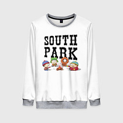 Свитшот женский South park кострёр, цвет: 3D-меланж