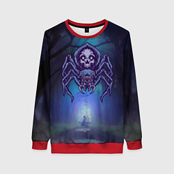 Свитшот женский Смертельный паук, цвет: 3D-красный
