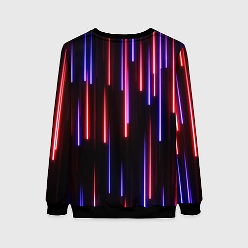 Женский свитшот Метеоритный дождь / 3D-Черный – фото 2