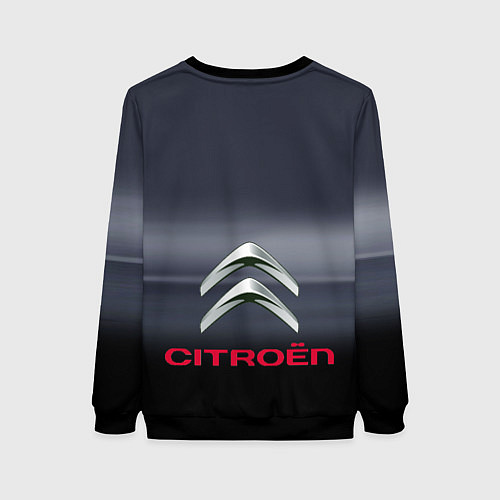 Женский свитшот Citroen - Racing team - Motorsport / 3D-Черный – фото 2