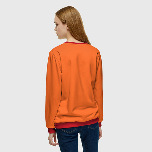 Женский свитшот DOOM - Doomguy / 3D-Красный – фото 4