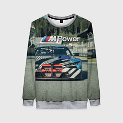 Свитшот женский BMW M Power - Motorsport - Racing team, цвет: 3D-меланж