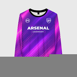 Свитшот женский Arsenal legendary sport grunge, цвет: 3D-черный