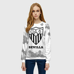 Свитшот женский Sevilla sport на светлом фоне, цвет: 3D-белый — фото 2