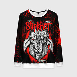 Женский свитшот Slipknot - красный козел
