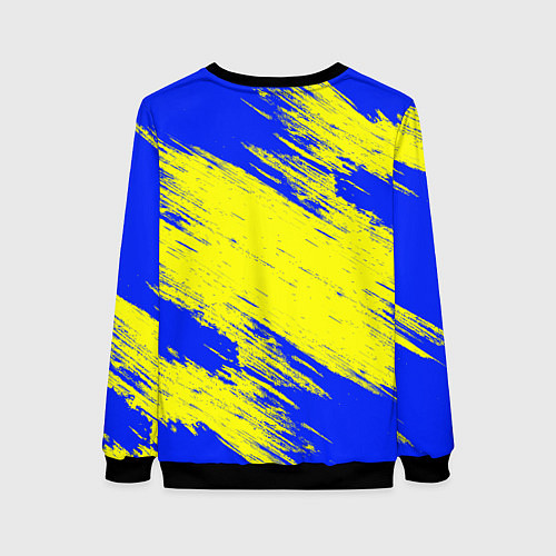 Женский свитшот Радужные друзья радостный Синий / 3D-Черный – фото 2