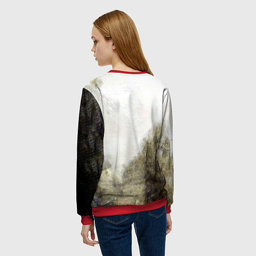 Женский свитшот Three Days Grace дебютный альбом / 3D-Красный – фото 4