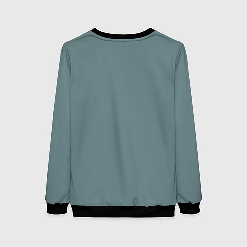 Женский свитшот Голова медведя-викинга / 3D-Черный – фото 2