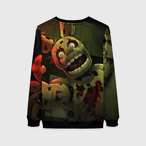 Женский свитшот Спрингтpaп / 3D-Черный – фото 2