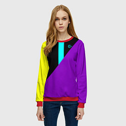 Свитшот женский FIRM прямиком из 80х, цвет: 3D-красный — фото 2