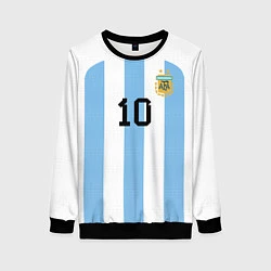 Свитшот женский Месси Аргентина ЧМ 2022, цвет: 3D-черный