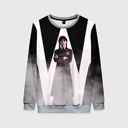 Женский свитшот W wednesday addams