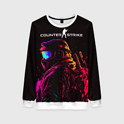 Свитшот женский CS:GO, Art, цвет: 3D-белый