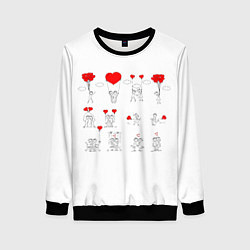Женский свитшот Valentain Day