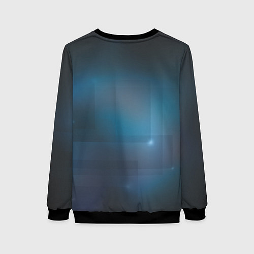 Женский свитшот Странник Скарамучча перерождение в анемо / 3D-Черный – фото 2