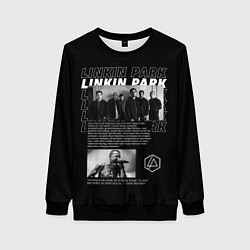 Свитшот женский Linkin Park Chester Bennington, цвет: 3D-черный