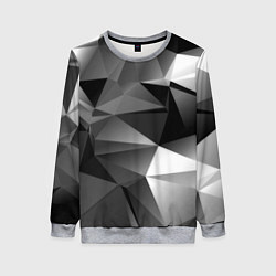 Женский свитшот Geometry grey ship