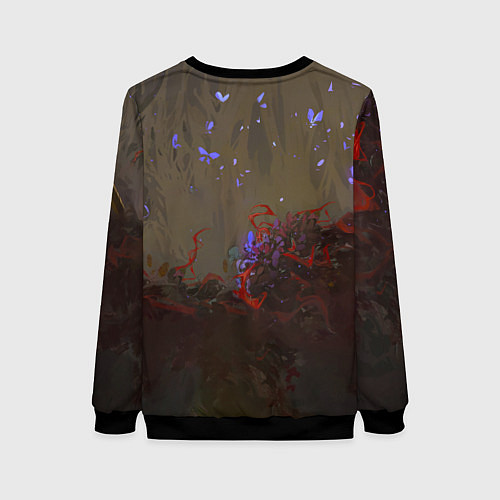 Женский свитшот Маления из Elden Ring / 3D-Черный – фото 2