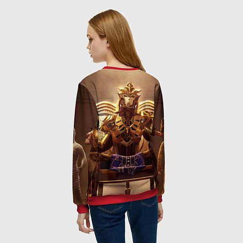 Женский свитшот PUBG фараоны / 3D-Красный – фото 4