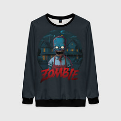 Женский свитшот Zombie Simpsons