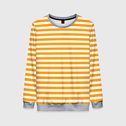 Женский свитшот Тельняшка оранжевая МЧС