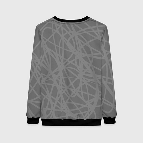 Женский свитшот Ребус - жопа / 3D-Черный – фото 2