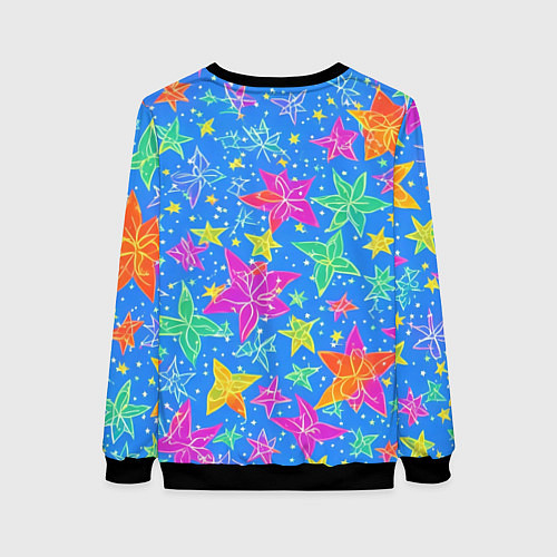 Женский свитшот Морские мотивы / 3D-Черный – фото 2