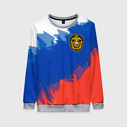 Свитшот женский Граница, цвет: 3D-меланж