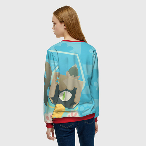 Женский свитшот Kirara Genshin Impact / 3D-Красный – фото 4