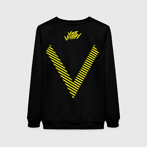 Женский свитшот Team Vitality Bee / 3D-Черный – фото 2