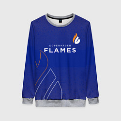 Женский свитшот Форма Copenhagen Flames